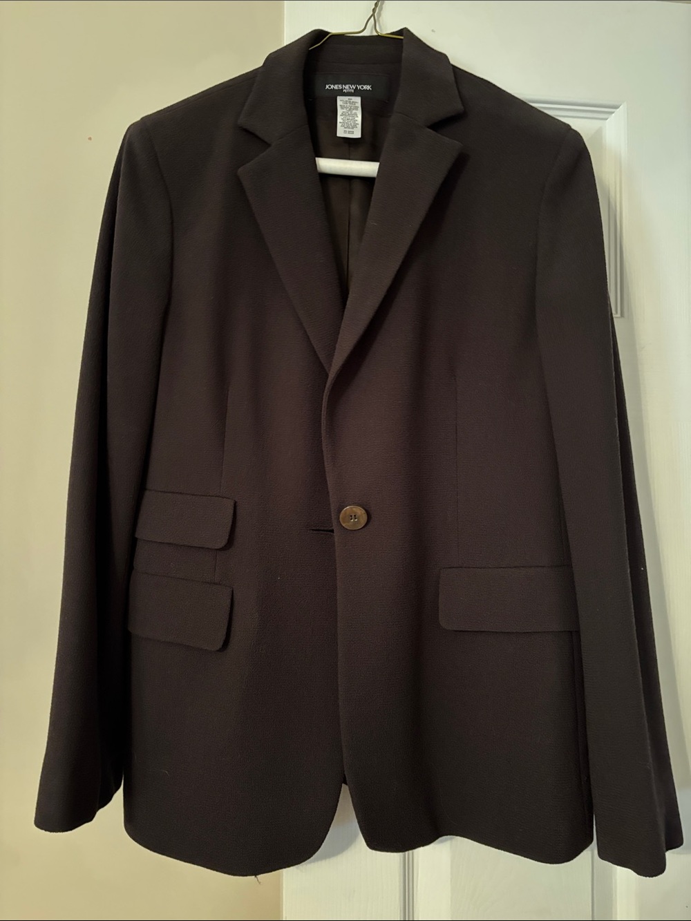 Jones New York dark brown women's blazer